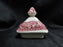 Mason's Vista Pink, Transferware: Small Square Sugar Bowl & Lid, 5", Crazing