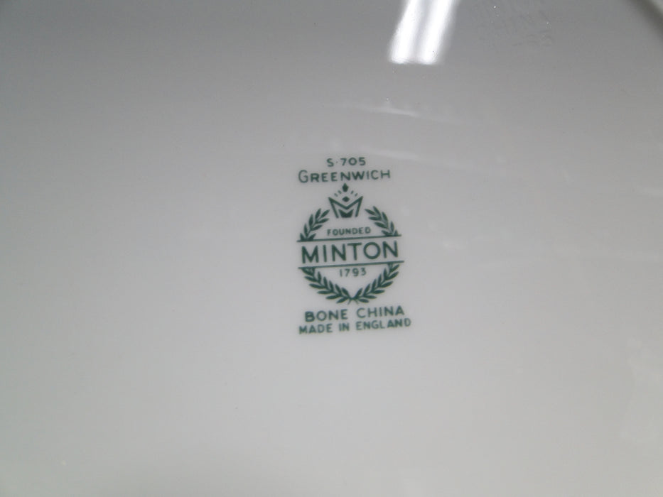 Minton Greenwich S705, Vine on Swirl Rim: Luncheon Plate (s), 9"