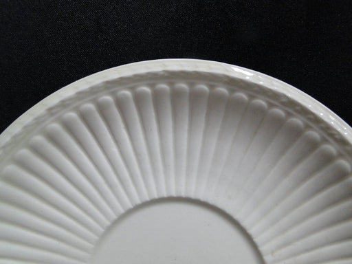 Wedgwood Edme, Ribbed Rim, Off White: 6 5/8" Cream Soup Saucer Only, As Is