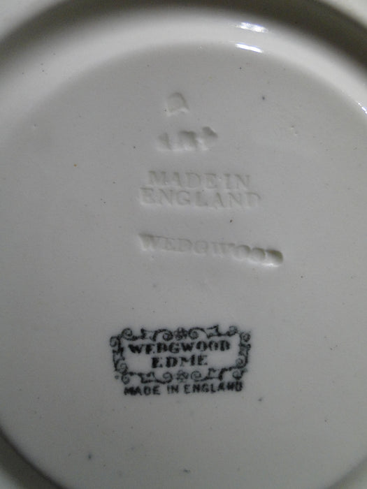 Wedgwood Edme, Ribbed Rim, Off White: 6 5/8" Cream Soup Saucer Only, As Is