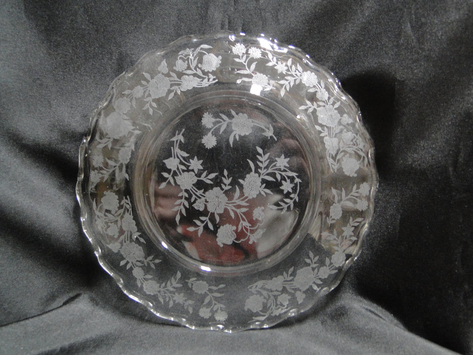 Fostoria Bouquet, Etched Florals: Salad Plate (s), 7 3/8"