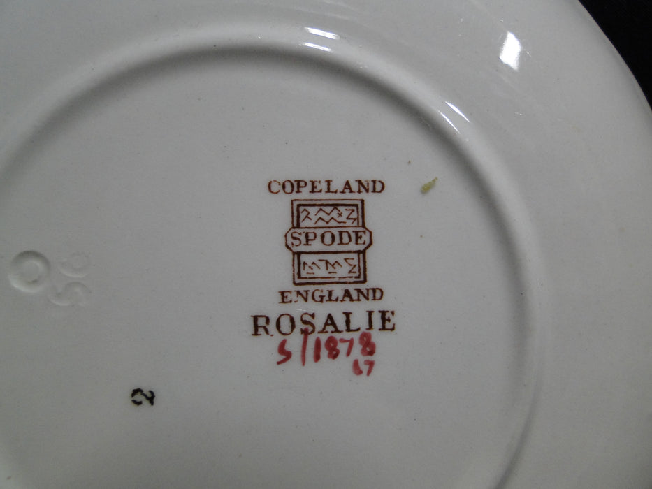 Spode Rosalie, Floral Chelsea Wicker: Demitasse Cup & Saucer Set, 2 1/4", As Is