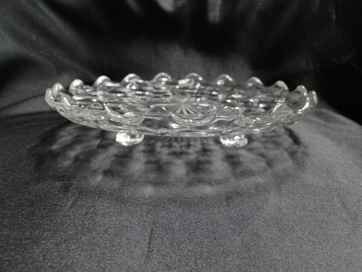 Fostoria American Clear: 3-Toed Small Round Tidbit Tray, 7 1/4" x 1 5/8"