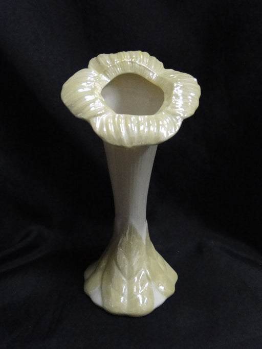 Belleek Giftware, Ireland: Sunflower Vase (s), 7 1/2", Yellow Petals & Leaves