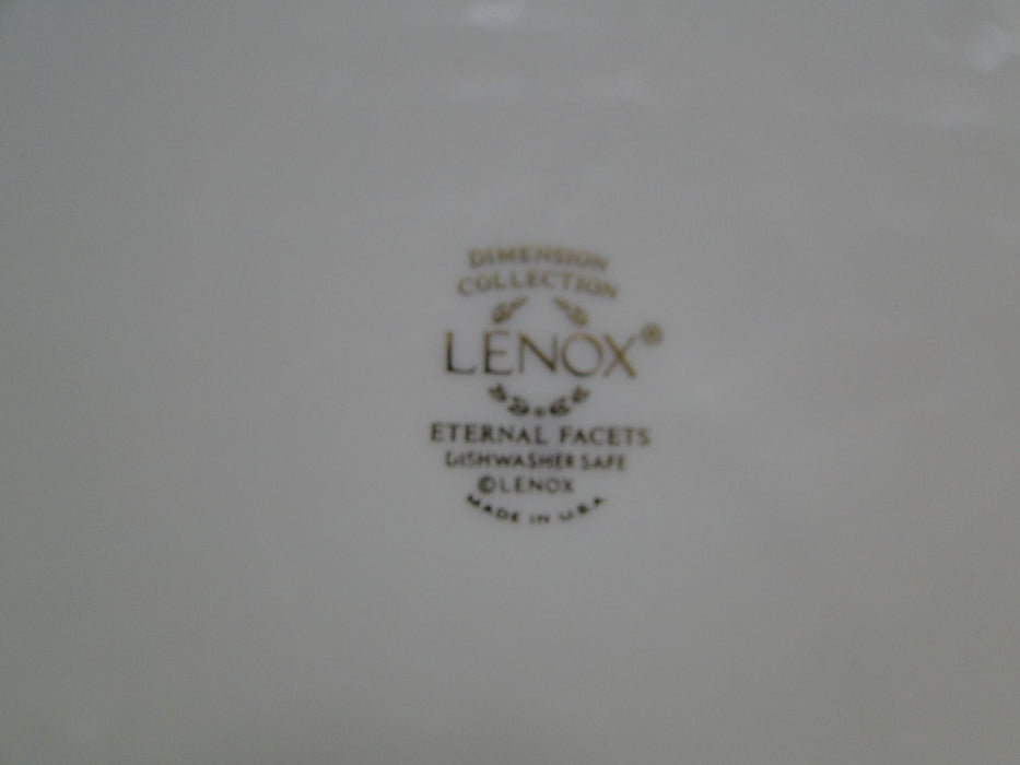 Lenox Eternal Facets, Platinum Scroll on Gold: Accent Luncheon Plate (s), 9 3/8"