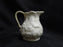 Belleek Lotus, Embossed Florals, Ireland: Creamer, 3 1/4", Yellow Handle