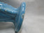 Homer Laughlin Fiesta (Old): Turquoise Bud Vase, 6 1/4" Tall, As Is