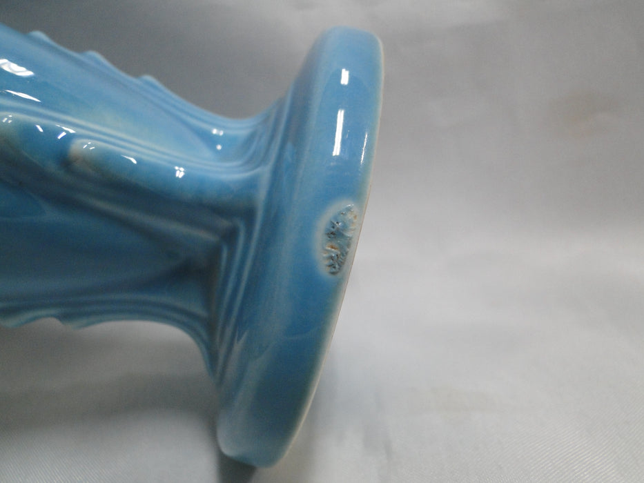 Homer Laughlin Fiesta (Old): Turquoise Bud Vase, 6 1/4" Tall, As Is