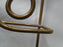 Bard's Vertical Gold Metal Display Rack for 2 9.75" - 7.75" Plates 26.75", As Is