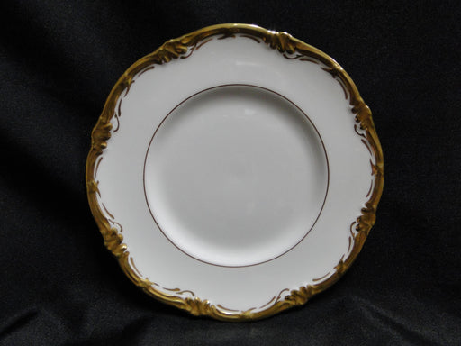 Coalport Eden, White w/Gold Trim: Bread Plate (s), 6 1/8"