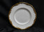 Coalport Eden, White w/Gold Trim: Bread Plate (s), 6 1/8"