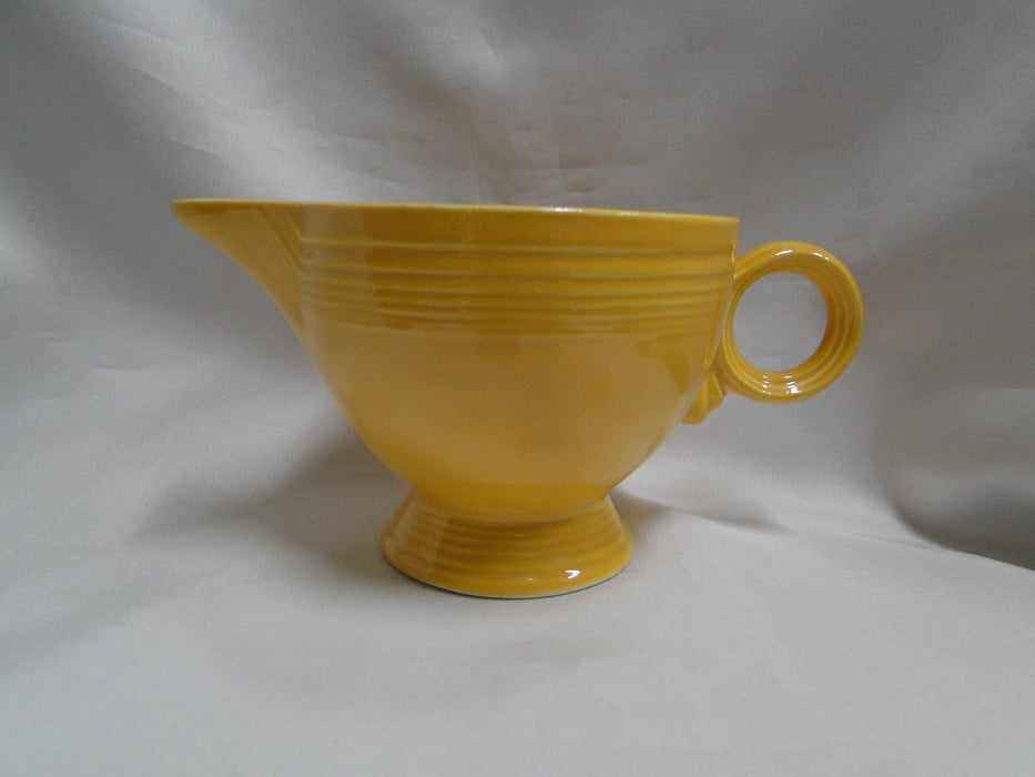 Homer Laughlin Fiesta (Old): Yellow Creamer w/ Ring Handle, 3 1/8" Tall