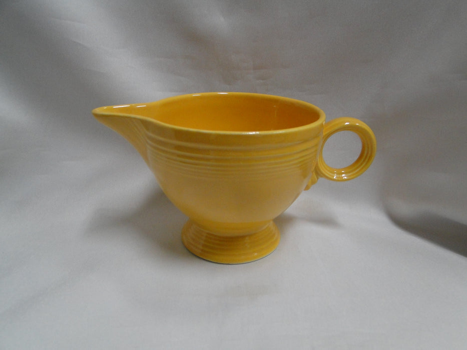 Homer Laughlin Fiesta (Old): Yellow Creamer w/ Ring Handle, 3 1/8" Tall