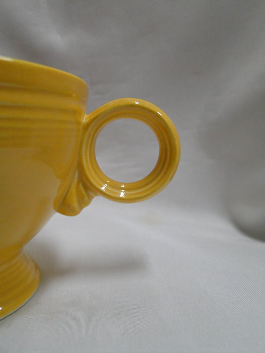 Homer Laughlin Fiesta (Old): Yellow Creamer w/ Ring Handle, 3 1/8" Tall