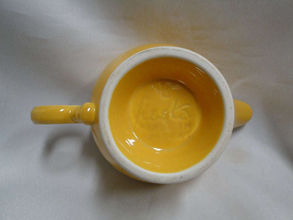 Homer Laughlin Fiesta (Old): Yellow Creamer w/ Ring Handle, 3 1/8" Tall