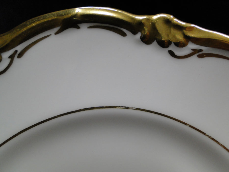 Coalport Eden, White w/Gold Trim: Bread Plate (s), 6 1/8"