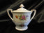 Noritake Multicolored Floral Cream White: Coffee Pot As Is, Creamer, Sugar, Cups