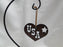 Rustic Ironwerks: NEW Heart USA Ornament w/ Leather Loop, 4"