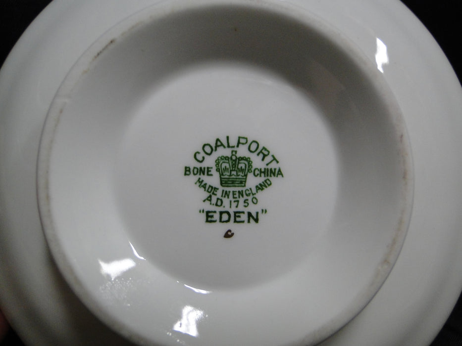 Coalport Eden, White w/Gold Trim: Cream Soup & Saucer Set (s), 2"