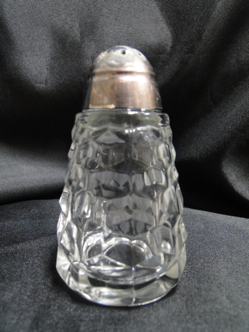Fostoria American Clear: Salt OR Pepper Shaker, 3 1/2" Tall, 8 Holes, As Is
