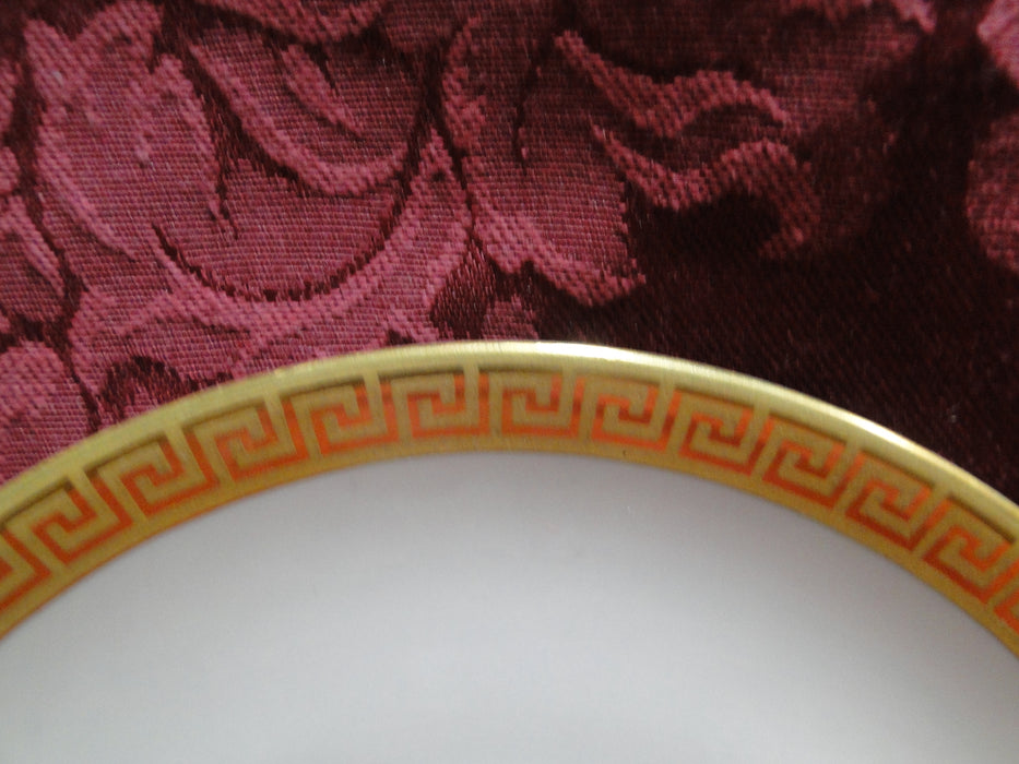 Royal Worcester Athena, Beige, Gold Greek Key: Salad Plate (s), 8"