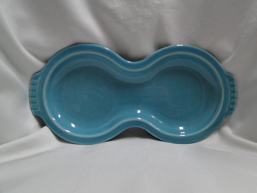 Homer Laughlin Fiesta (Old): Turquoise Tray Only for Creamer & Sugar, 10"