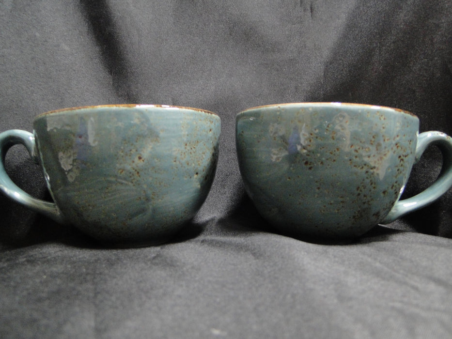 Steelite Craft, England: NEW Blue 16 oz Breakfast Cup (s), 3 1/4", No Saucer