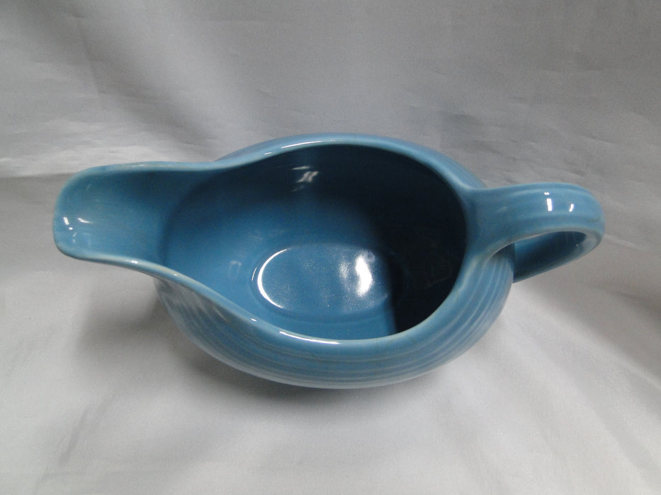 Homer Laughlin Fiesta (Old): Turquoise Gravy Boat Only, 5" Tall