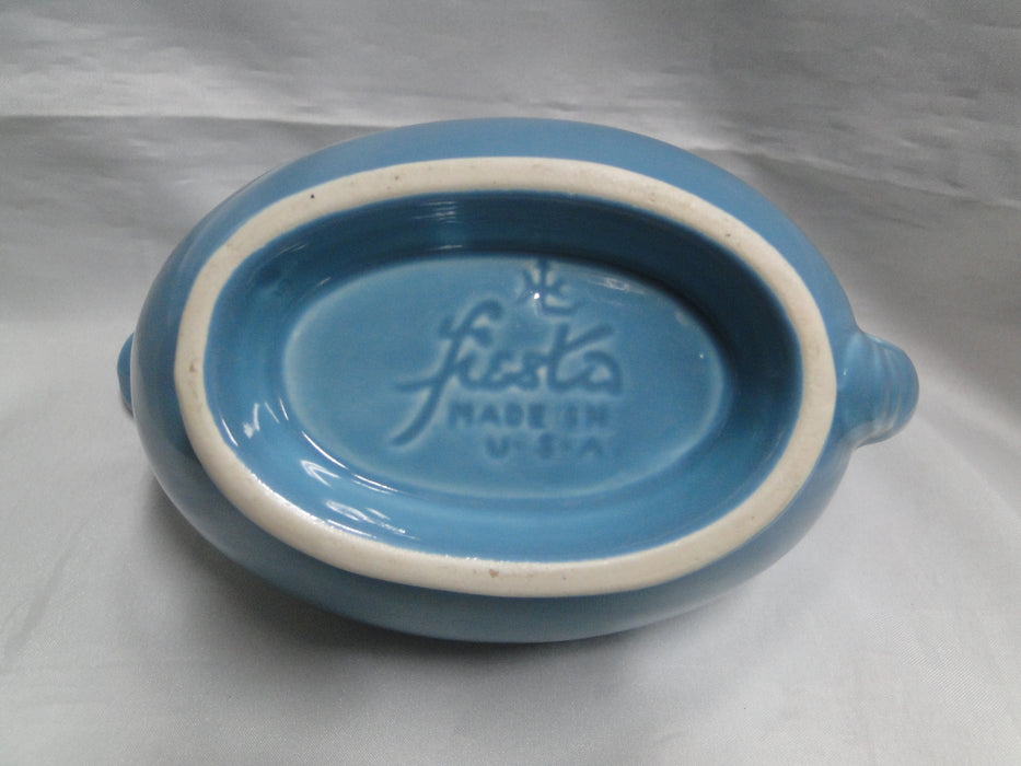Homer Laughlin Fiesta (Old): Turquoise Gravy Boat Only, 5" Tall