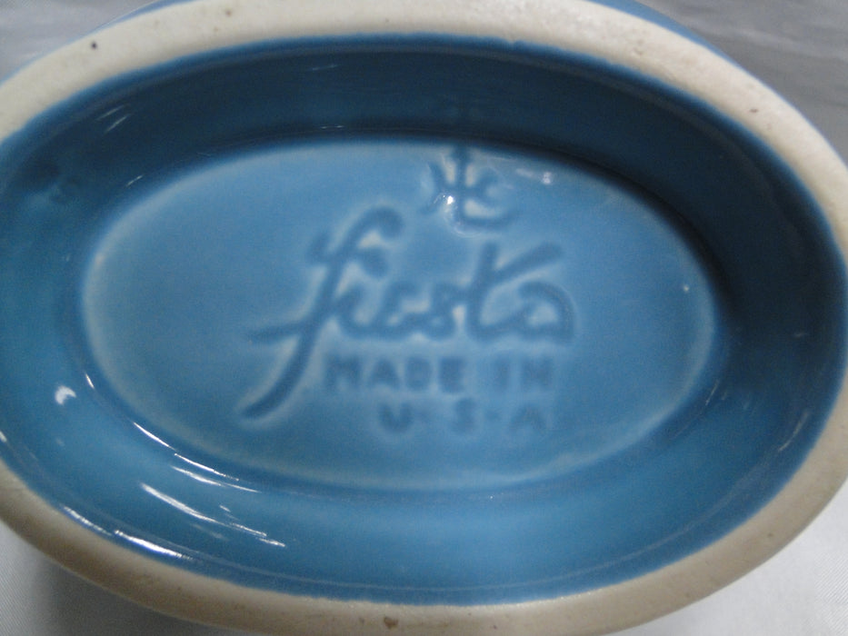 Homer Laughlin Fiesta (Old): Turquoise Gravy Boat Only, 5" Tall