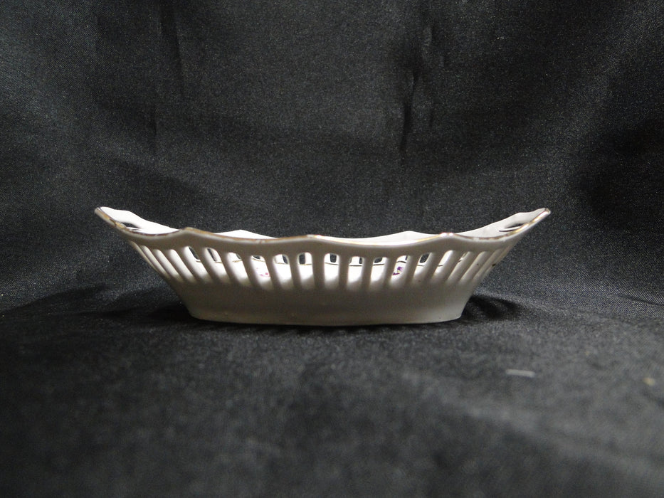 Schumann SCH308, Dresden Floral Center, Pierced Rim: Nut Dish, 5", As Is