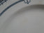 Royal Doulton Mina, Dark Blue Swags, Circles: Dinner Plate (s) 10 1/4", Discolor