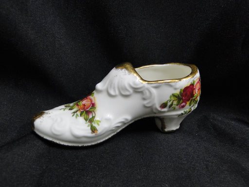 Royal Albert Old Country Roses, England: Shoe Figurine (s), 4 1/4" Long