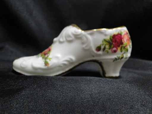 Royal Albert Old Country Roses, England: Shoe Figurine (s), 4 1/4" Long