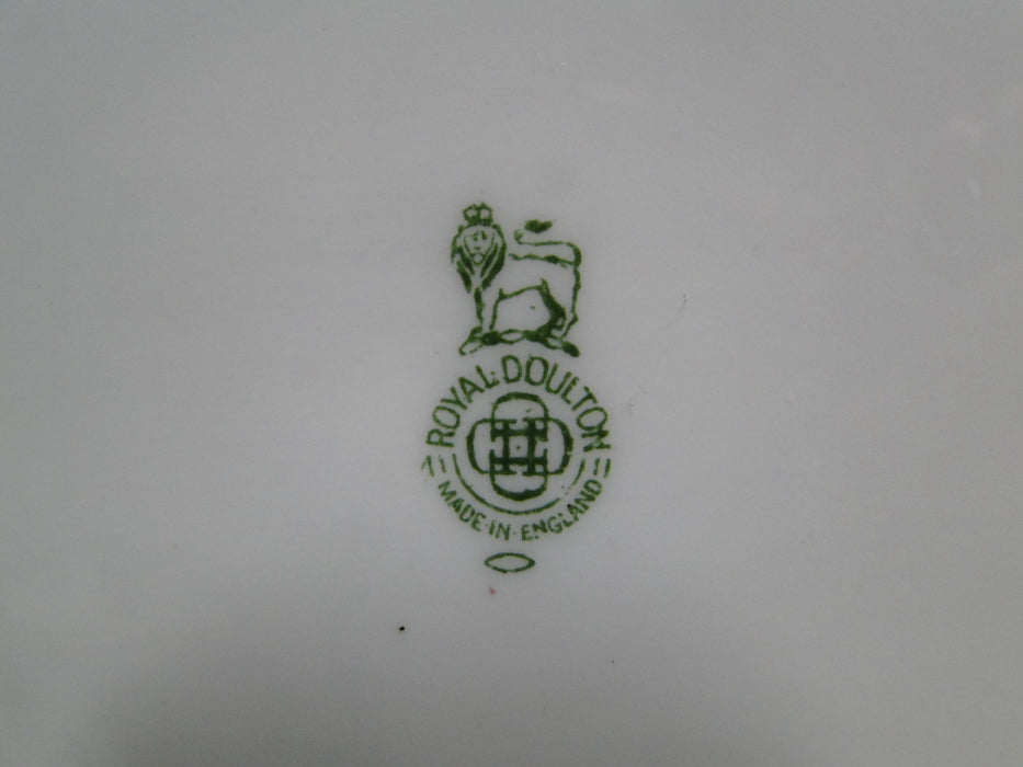 Royal Doulton Coaching Days, Coach w/ Hanging Animals: Bread Plate, 6 7/8", 9b