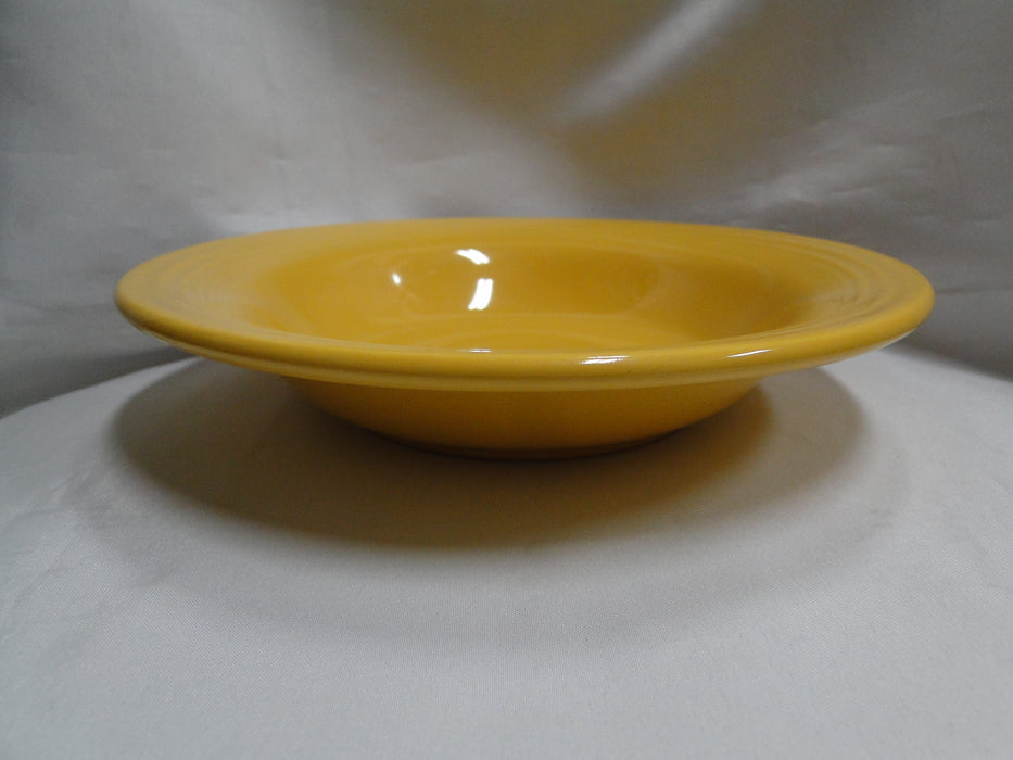 Homer Laughlin Fiesta (Old): Yellow Rim Soup Bowl (s), 8 1/2" x 1 1/2" Tall