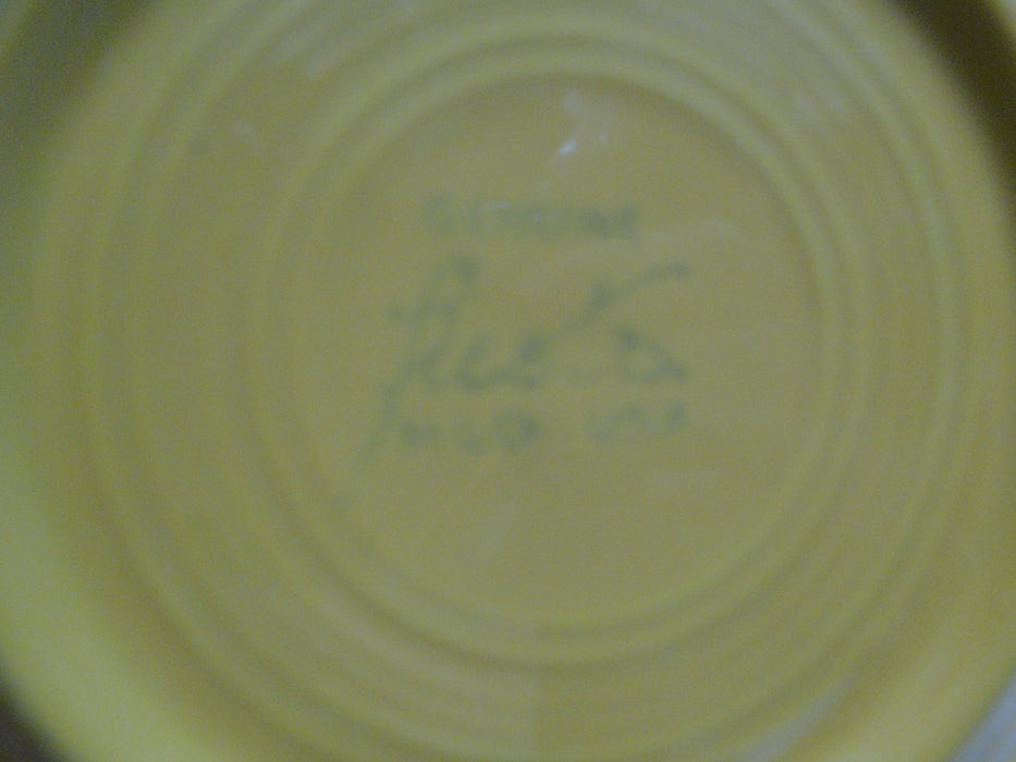 Homer Laughlin Fiesta (Old): Yellow Rim Soup Bowl (s), 8 1/2" x 1 1/2" Tall