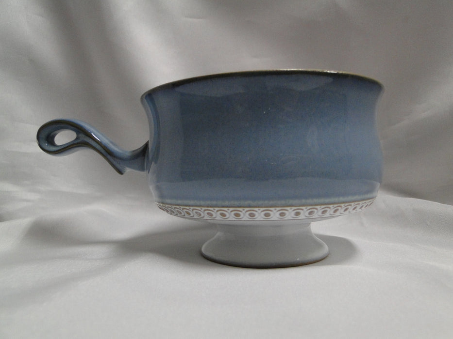 Denby Castile, Blue Band: Gravy Boat & Separate Underplate, As Is
