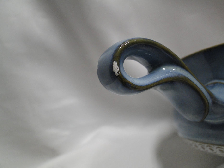 Denby Castile, Blue Band: Gravy Boat & Separate Underplate, As Is
