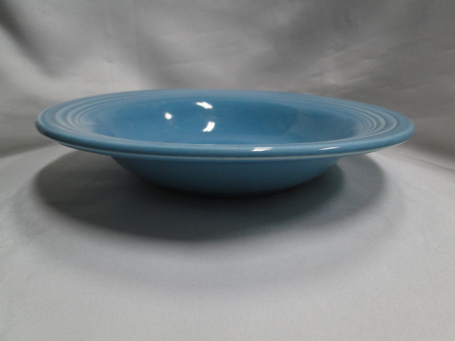 Homer Laughlin Fiesta (Old): Turquoise Rim Soup Bowl (s), 8 1/2" x 1 3/4" Tall