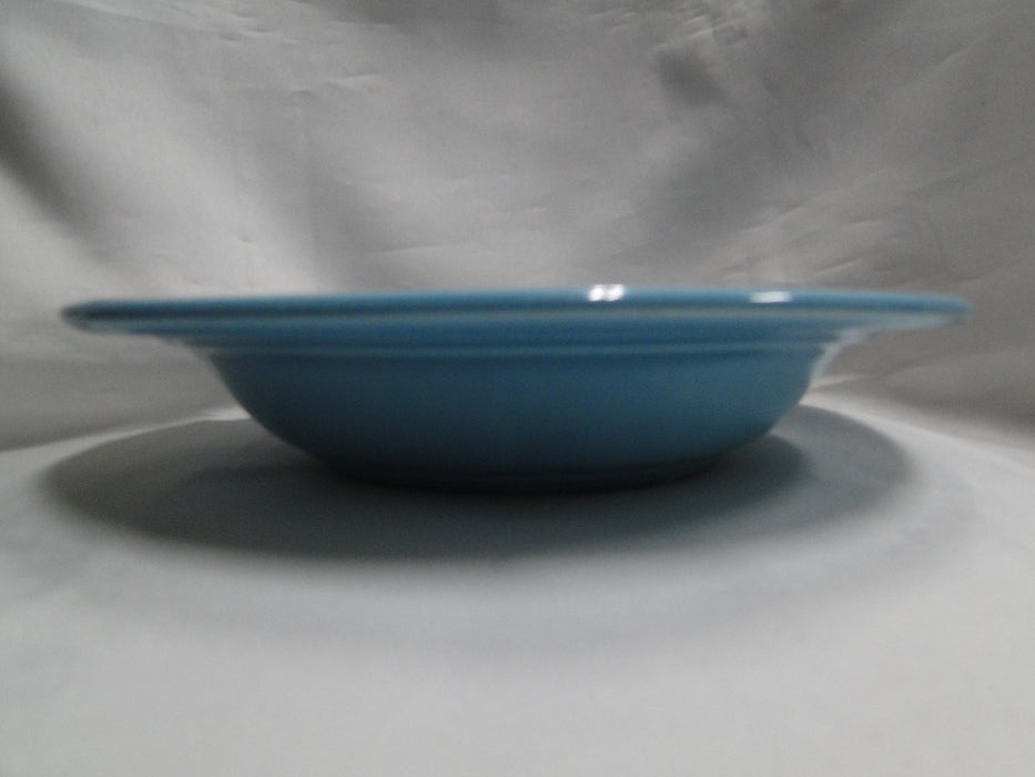 Homer Laughlin Fiesta (Old): Turquoise Rim Soup Bowl (s), 8 1/2" x 1 3/4" Tall