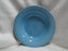 Homer Laughlin Fiesta (Old): Turquoise Rim Soup Bowl (s), 8 1/2" x 1 3/4" Tall