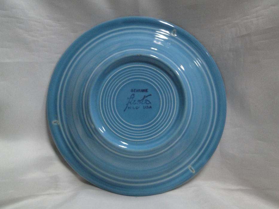 Homer Laughlin Fiesta (Old): Turquoise Rim Soup Bowl (s), 8 1/2" x 1 3/4" Tall
