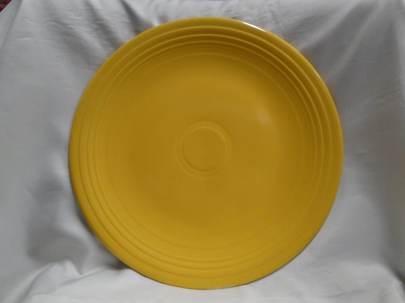 Fiesta: Yellow Round Serving Platter, 14 1/4"