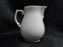 Oscar de la Renta Old Dresden, All White: Creamer / Cream Pitcher (s), 3 1/4"