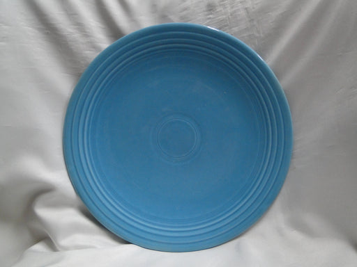 Homer Laughlin Fiesta (Old): Turquoise Round Serving Platter, 12 1/4"