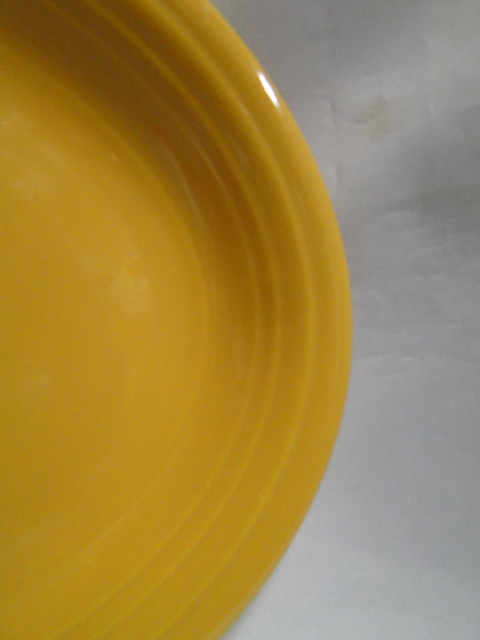 Homer Laughlin Fiesta (Old): Yellow Oval Serving Platter, 12 5/8" x 9 7/8"