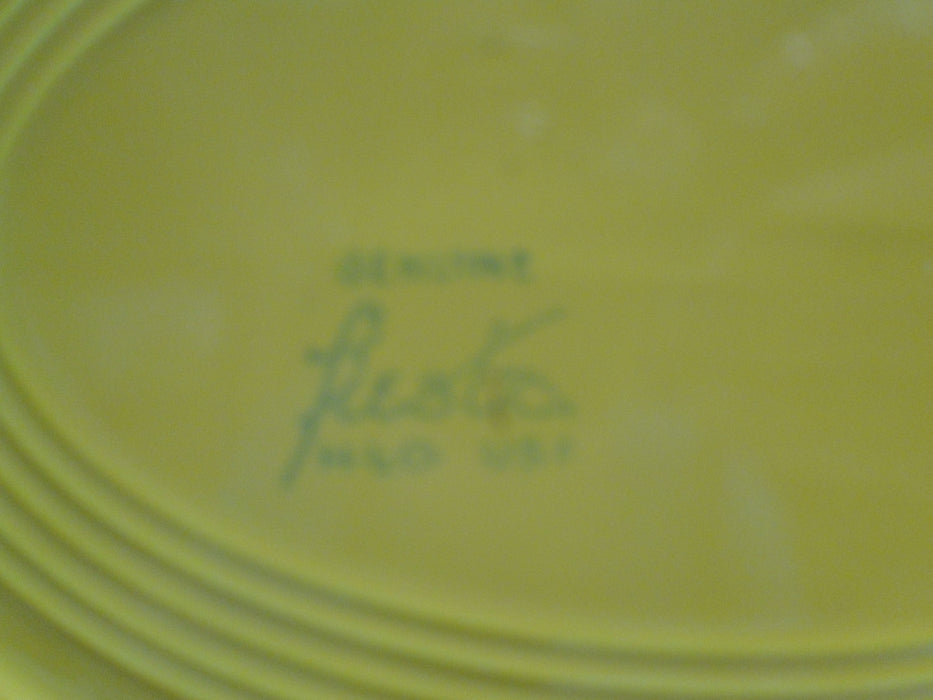Homer Laughlin Fiesta (Old): Yellow Oval Serving Platter, 12 5/8" x 9 7/8"