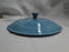 Homer Laughlin Fiesta (Old): Turquoise Serving Bowl w/ Handles & Lid