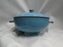 Homer Laughlin Fiesta (Old): Turquoise Serving Bowl w/ Handles & Lid
